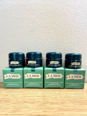 La Mer The Rejuvenating Night Cream 4 packs of 0.24 oz/7 mL MSRP $230